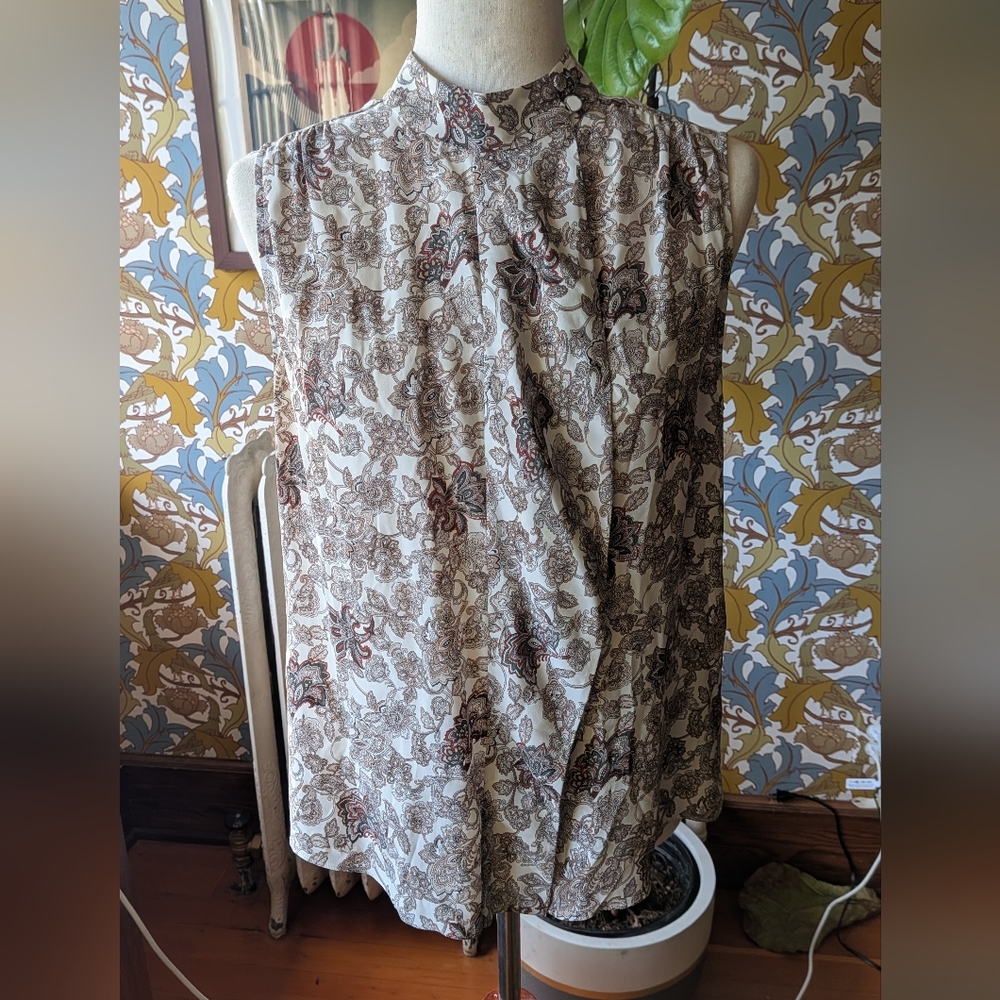 Frame Floral Paisley Blouse